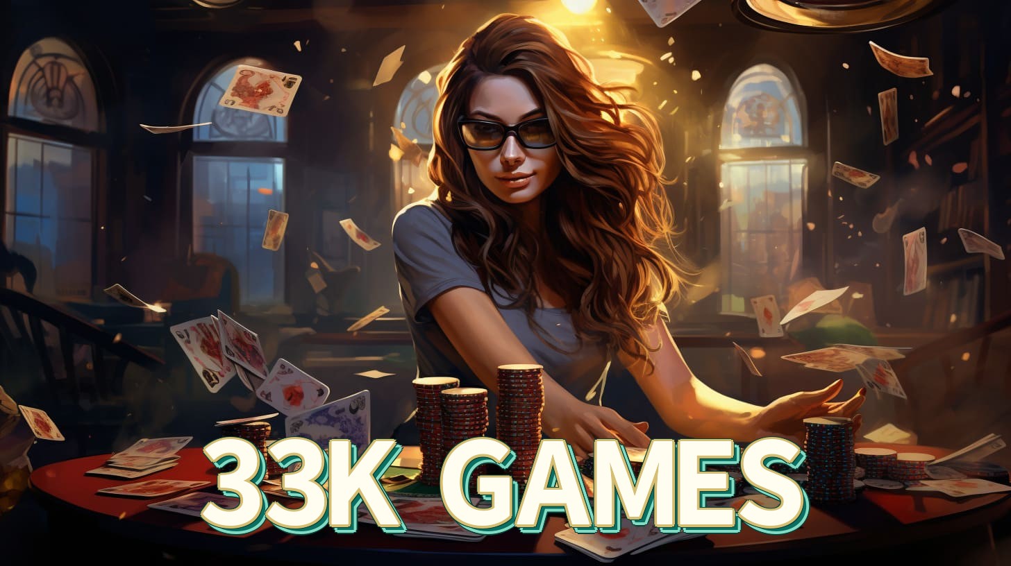 33K GAMES Logo - Bônus com Rollover Justo